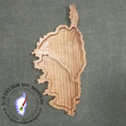Corse 2 compartiments pour vide poche ou plat de présentation