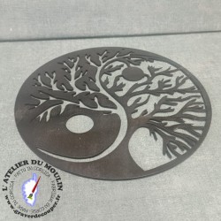 Arbre Ying Yang Harmonie Spirituelle Bois décoration