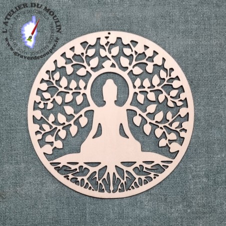 Bouddha Arbre de la Bodhi Éveil Sacré Sérénité Lumière de l Esprit